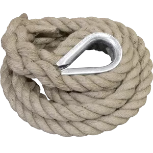 SISAL Climbing rope with thimbles